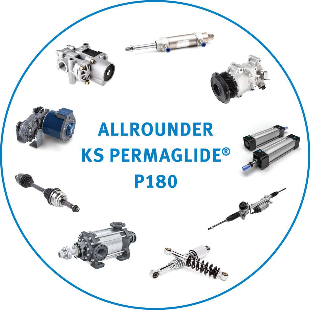 P180 FOR UNIVERSAL USE: DRY, LUBRICATED AND HYDRODYNAMIC  | Permaglide